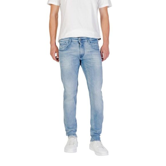 Replay Slim Fit Denim Jeans Light Wash Men light blue